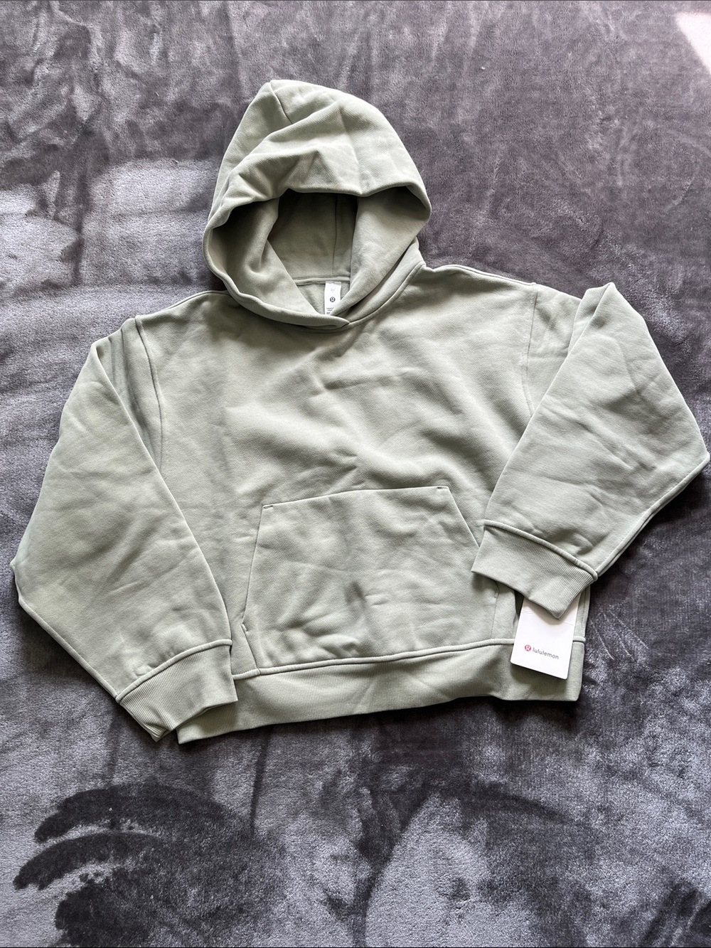 🆕 Lululemon Women’s Steady State Oversized Hoodie, Fog Green, size xs